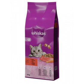 WHISKAS - Суха Храна за Котки с говеждо месо